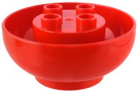 LEGO onderdeel Duplo, Brick Round 4 x 4 x 1 1/2 Dome Bottom with 2 x 2 Studs 1970