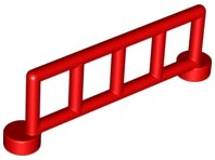 LEGO part Duplo Recinzione 1 x 6 x 1 1/2 Ringhiera con 5 Montanti 2214