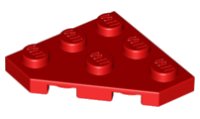 LEGO part Wedge Plate 3 x 3 Cut Corner 2450