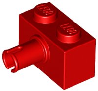 LEGO part Stein, Modifiziert 1 x 2 mit Stift 2458