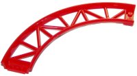 LEGO onderdeel Trein, Spoor Achtbaan Curve, 90 graden 25061