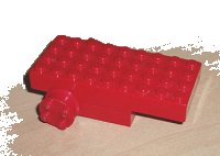 LEGO onderdeel Pullback Motor 9 x 4 2574
