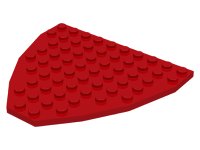 LEGO part Wedge, Plate 9 x 10 (Boat Bow Plate) 2621