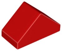 LEGO onderdeel Duplo, Brick 4 x 2 Slope 45 Double 29303