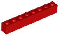 LEGO part Mattone 1 x 8 3008