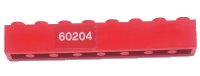 LEGO part Brick 1 x 8 with White '60204' Pattern Model Right Side (Sticker) - Set 60204 3008pb175R