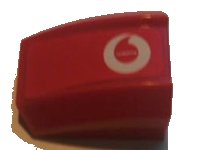 LEGO part Schräge, Courbée 2 x 2 Lèvre avec Motif Vodafone Droite (Autocollant) - Sets 8654 / 8375 30602pb032R
