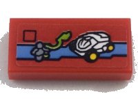 LEGO part Baldosa 1 x 2 con Patrón Set Miniatura 70588 (Adhesivo) - Set 40178 3069pb0621