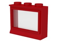 LEGO part Ventana 1 x 3 x 2 con Cristal Fijo 31
