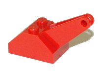 LEGO onderdeel Haak Schuin 45 2 x 3 x 1 1/3 Dubbel met Arm 3135