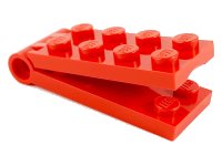 Scharnierplatte 2 x 4 in rot, LEGO Teilenummer 3149c01