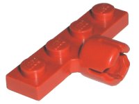 LEGO part Piastra, Modificata 1 x 4 con Presa Sfera di Traino, Lunga, 4 Slot (Lunghezza Presa 8mm) 3183b