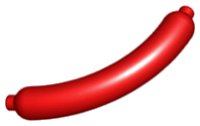 LEGO part Food Hot Dog / Sausage 33078