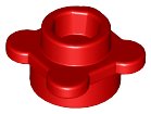 LEGO part Plate, Round 1 x 1 with Flower Edge (4 Knobs / Petals) 33291