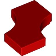 LEGO part Tile Special 2 x 2 with 2 Quarter Round Cutouts 3396