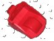 LEGO onderdeel Bionicle Krana Holder 3 x 4 (Scoop / Bucket with Axle Hole) 41673