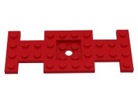 LEGO part Vehicle, Base 4 x 10 x 2/3 with 2 x 2 Recessed Center with Center Hole (First Version) 4212a