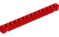 LEGO onderdeel Brick, Modified 1 x 14 with Channel 4217