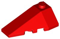 LEGO part Brick Wedged, Sloped 4 x 2 Triple Left 43710