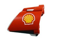 LEGO part Technic, Panel Fairing #22 Large Short, Small Hole, Side A with Shell Logo Pattern (Sticker) - Set 8674 44352pb21