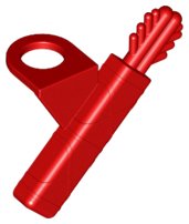LEGO part Minifigure Arrow Quiver with 2 Arrows 4498