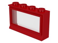 LEGO part Window 1 x 4 x 2 with Fixed Glass 453