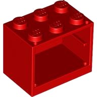 LEGO part Container, Cupboard 2 x 3 x 2 - Solid Studs 4532a