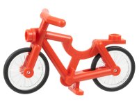LEGO part Bicycle with Trans-Clear Wheels with Molded Black Hard Rubber Tires (4719 / 92851pb01) 4719c02