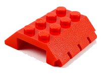 LEGO part Slope 45 4 x 4 Double with Hinge 4857