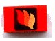 LEGO part Panel 1 x 2 x 1 with Classic Fire Logo Pattern 4865pb004