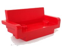 LEGO onderdeel Duplo, Furniture Couch / Sofa 2 x 6 4888