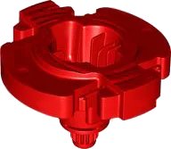 Turntable 7 x 6 1/2 x 4 with Gear 16 Tooth Base (Ninjago Dragon Spinjitzu Spinner) en rouge, numéro de pièce LEGO 5436