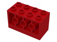 LEGO onderdeel Brick, Modified 2 x 4 x 2 with Holes on Sides 6061