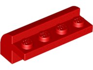 LEGO onderdeel Slope, Curved 2 x 4 x 1 1/3 with 4 Recessed Studs 6081