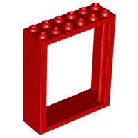 LEGO onderdeel Door, Frame 2 x 6 x 6 FreeStyle 6235