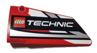 LEGO part Technic, Panel Fairing #17 Large Smooth, Side A with LEGO TECHNIC Logo Pattern (Sticker) - Set 42000 64392pb025