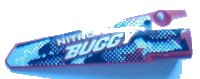 LEGO part Technic, Panel Fairing # 6 Long Smooth, Side B with 'NITRO BUGGY' Pattern (Sticker) - Set 8048 64393pb002