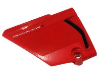 LEGO part Technic, Panel Fairing #13 Large Short Smooth, Side A with 'PANIGALE V4R' and Black Air Intake Pattern (Sticker) - Set 42107 64394pb028