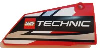 LEGO part Technic, Panel Fairing #18 Large Smooth, Side B with LEGO TECHNIC Logo Pattern (Sticker) - Set 42000 64682pb025