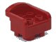 LEGO onderdeel Duplo, Furniture Chair with 4 Studs, Curved Back and Feet 6477