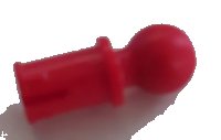 LEGO part Technic, Pin with Friction Ridges and Tow Ball with Squared Pin Hole 6628b