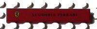 LEGO part Tile 1 x 6 with Ferrari Logo Left and 'SCUDERIA FERRARI' Pattern (Sticker) - Set 8654 6636pb083