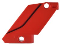 LEGO part Technic, Panel Curved #60 5 x 7 Tapered Right with Black Curved Line Car Headlight Cover Pattern 80268pb01