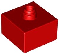 LEGO onderdeel Duplo, Brick 2 x 2 with Top Pin 92011