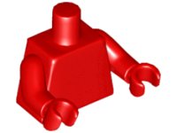 LEGO part Torso Plain  / (Same Color) Arms / (Same Color) Hands 973c000