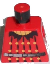 LEGO part Torso Castle Fright Knights Bat Lord Tunic Pattern 973PX125