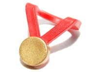 LEGO part Minifigure Neck Medal with Gold Medallion Pattern 99250pb01