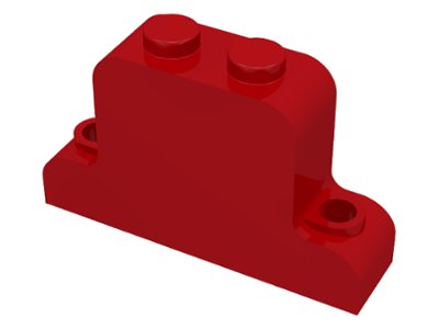 LEGO onderdeel Fabuland Brick, Modified 1 x 4 x 2 Bell Shape (fabaj1)