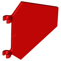 LEGO onderdeel Flag 5 x 6 Hexagonal x1435