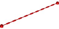 LEGO onderdeel String with End Studs and Climbing Grips (21L Overall) with (Same Color) Studs and Grips Pattern x64pb01